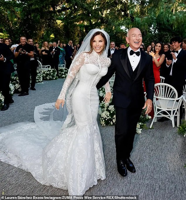 Their $50 million wedding had a star-studded guest list with many A-listers such as Oprah Winfrey, Orlando Bloom, Tom Brady, Kim Kardashian and Leonardo DiCaprio in attendance
