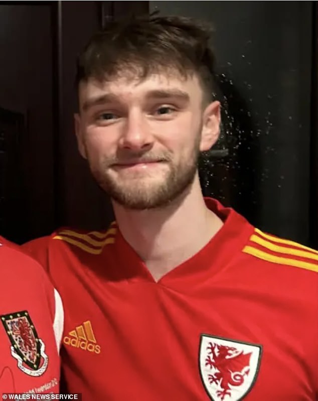 Kieran Hughes, 25, was on holiday with friends when he fell from the balcony in the ten-storey hotel