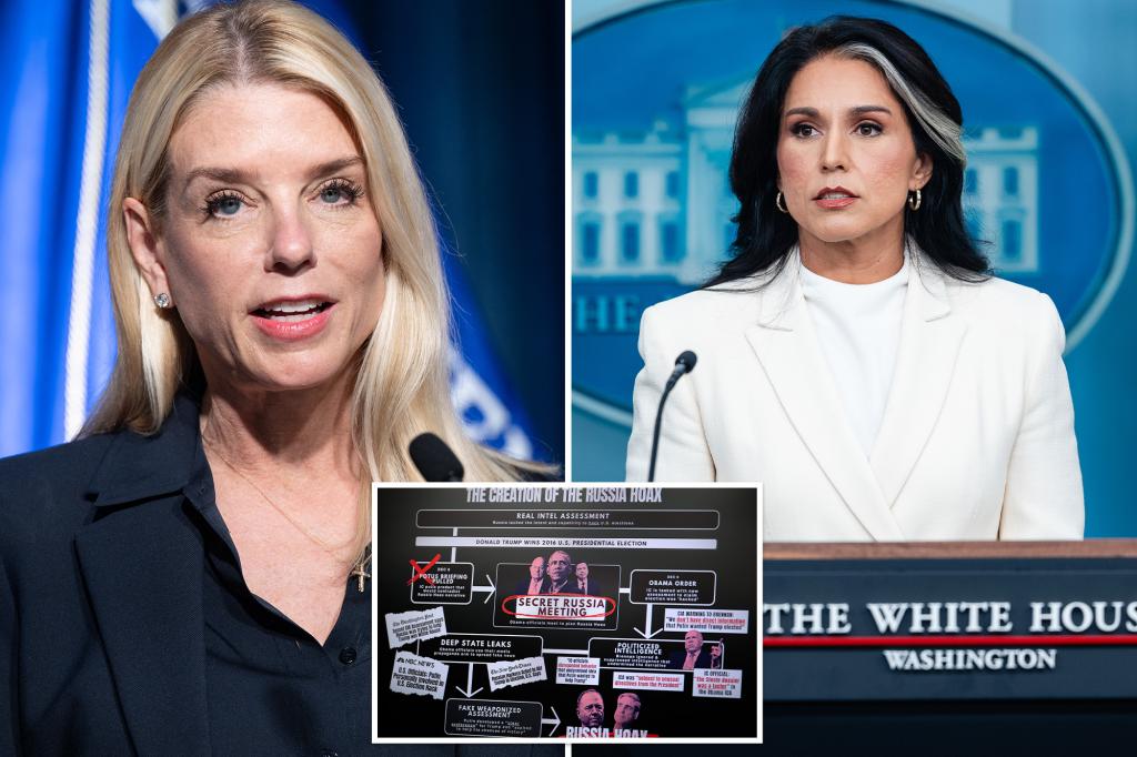 Pam Bondi launches 'strike force' after declassified intel reveals Obama admin's flawed 2016 Trump-Russia probe