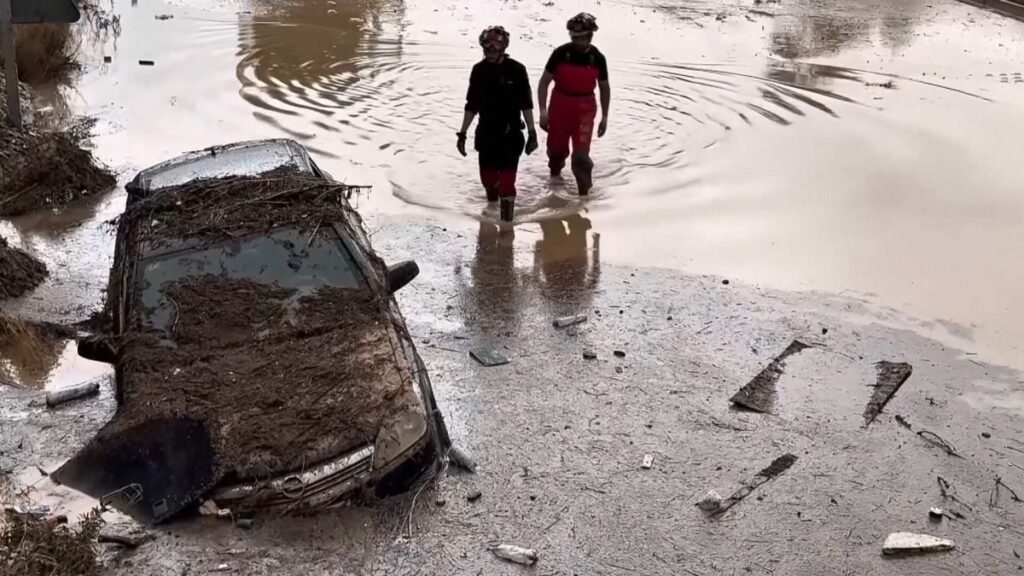 Two people feared missing as torrential rain batters Spain's Catalonia