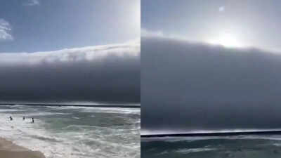 Rare ‘roll cloud’ stuns beachgoers in Portugal amid heatwave; video goes viral