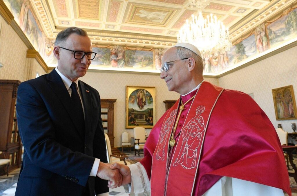 Pope Leo XIV receives President of the Republic of Poland Pope Leo XIV receives President of the Republic of Poland