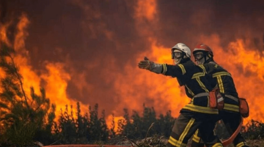 Firefighter Dies Battling Massive Wildfire in Spain