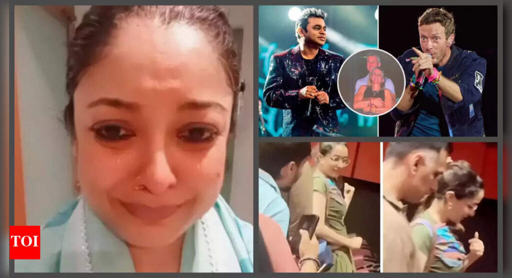 Top 5 entertainment news: Tanushree Dutta claims she is being harassed at her own house, AR Rahman takes playful dig at Coldplay's kiss cam controversy |