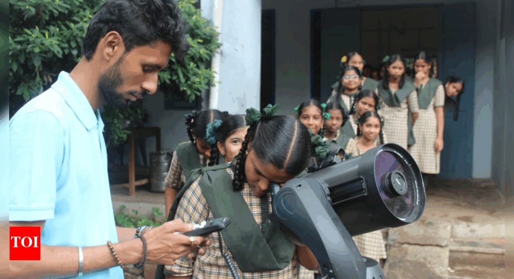 Exposure to science will make you future scientists: Science City CEO Venkat Kesineni | Vijayawada News Exposure to science will make you future scientists: Science City CEO Venkat Kesineni | Vijayawada News
