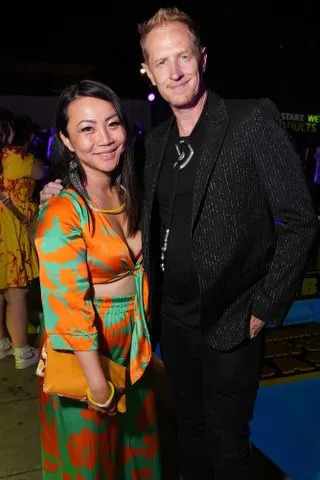 Presley Ann / Shutterstock for Entertainment Weekly Jona Xiao and Darren Darnborough at the 2025 'Entertainment Weekly' Comic-Con bash in San Diego