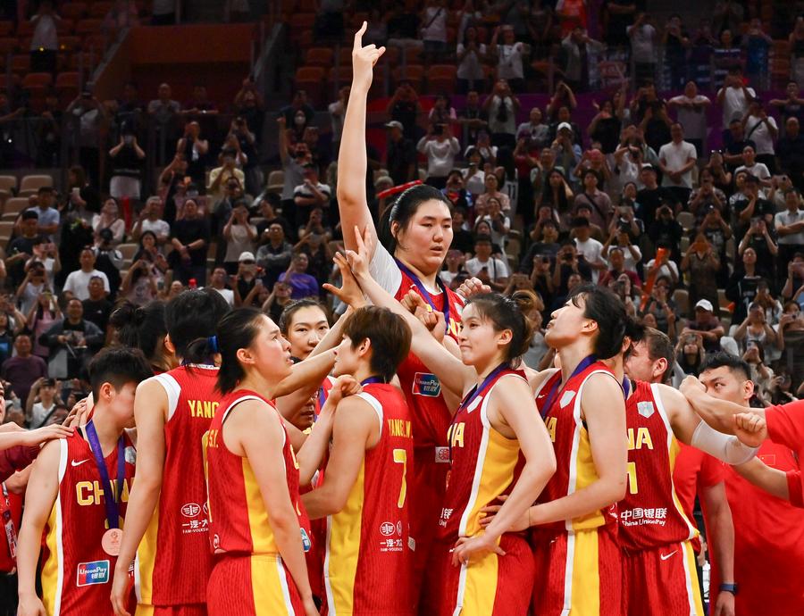 China crushes South Korea to claim bronze at FIBA Women's Asia Cup-Xinhua