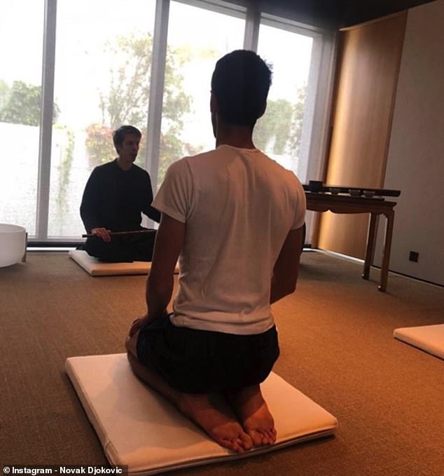 Yoga and meditation has become a key part of Djokovic's routine in a bid to remain on top