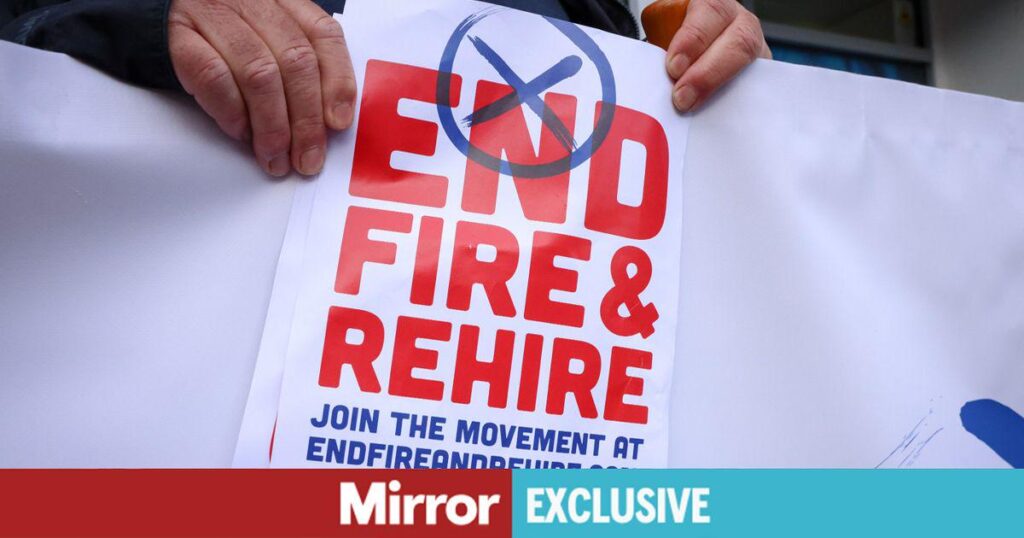 Ban on replacing sacked staff with agency workers in fire and rehire crackdown