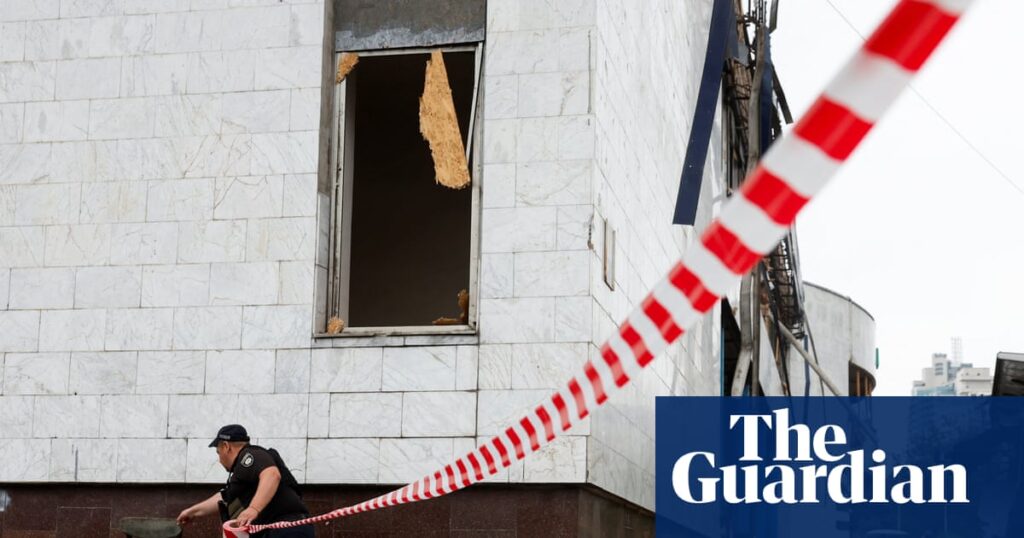 Russia strikes on Kyiv kill one and cause fires across Ukraine’s capital | Ukraine