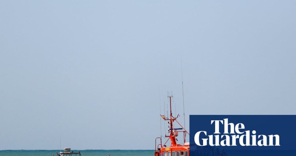 Man rescued trying to reach Spain from Morocco in rubber ring and flippers | Spain Man rescued trying to reach Spain from Morocco in rubber ring and flippers | Spain