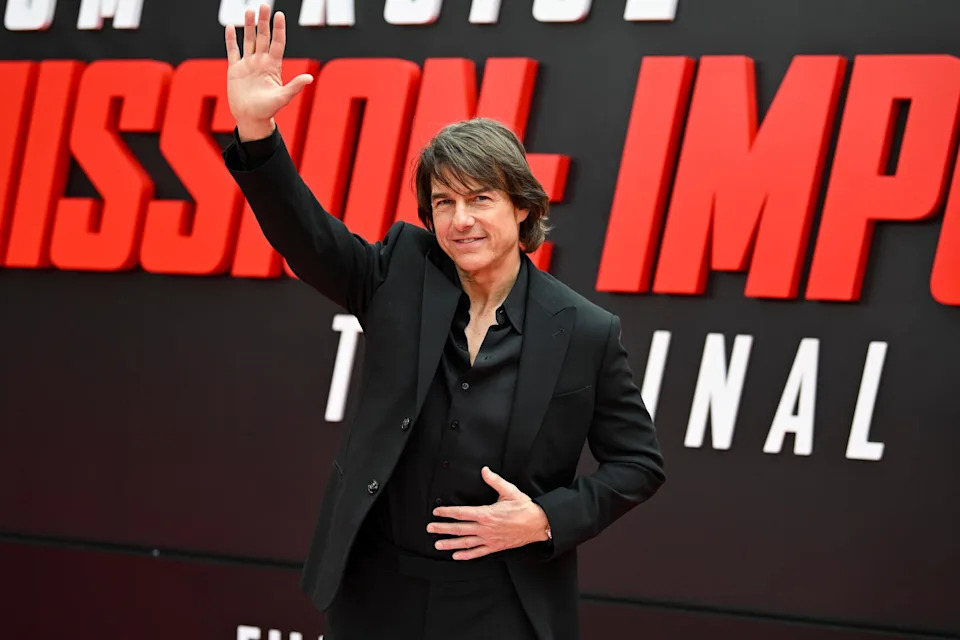 Tom Cruise at the "Mission: Impossible – The Final Reckoning" U.S. premiere held at Lincoln Center Fountain Plaza on May 18, 2025 in New York, New York.