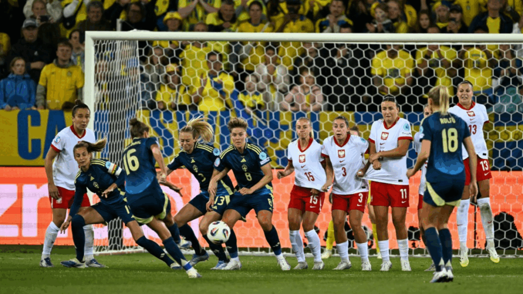 Sweden reach Euro 2025 knockouts with 3-0 win over Poland Sweden reach Euro 2025 knockouts with 3-0 win over Poland