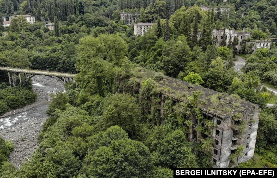 Abandoned Georgian towns in Abkhazia