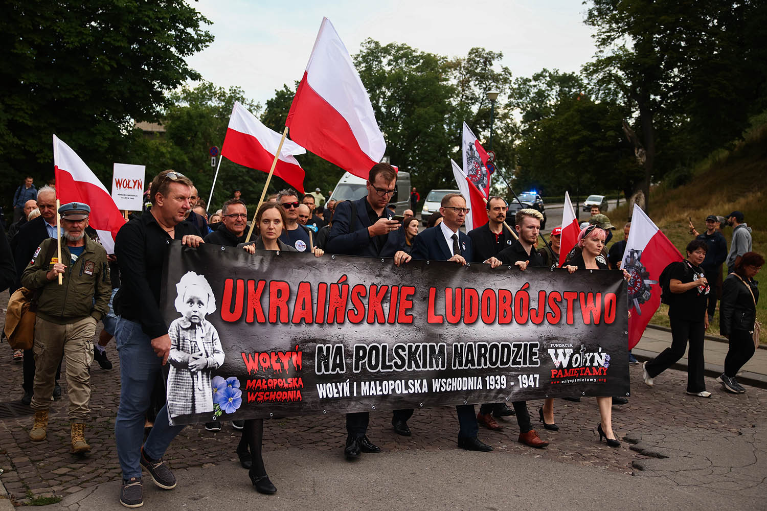 Commemoration in Krakow last year of Polish victims of a second world war Ukrainian genocide