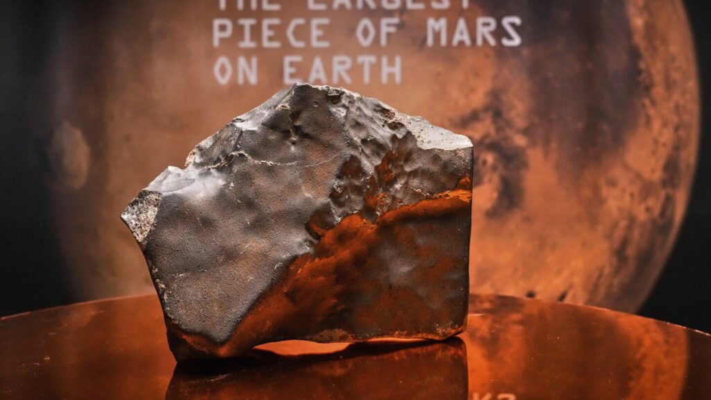 Largest piece of Mars on Earth fetches meteoric $5.3 million at New York auction