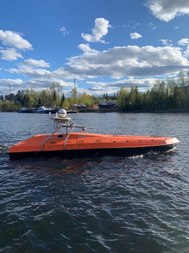 “Breeze” Maritime Drone Underway During Field Trials. (Photo: open source)