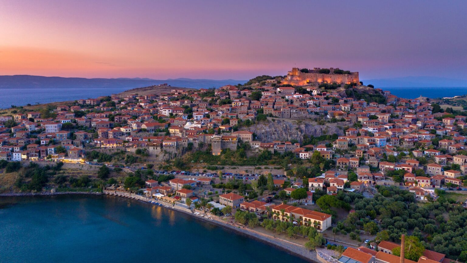 Molyvos, Lesbos island, Greece