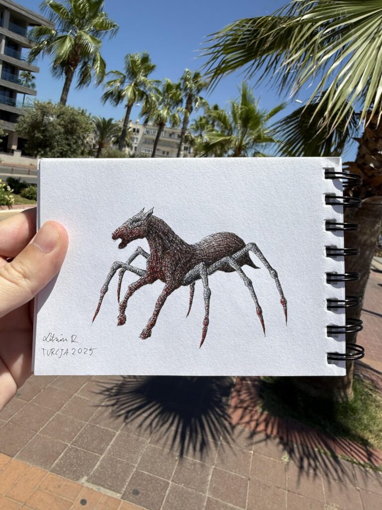 horse monsters from the notebook