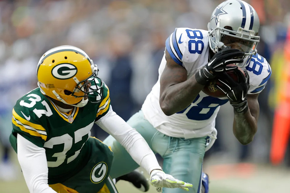 Dez Bryant caught it. Or did he?  (Photo by Mike McGinnis/Getty Images)
