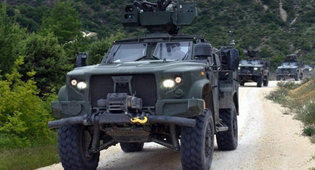 North Macedonia's Joint Light Tactical Vehicles during exercises in 2025 / Photo credit: Ministry of Defense of North Macedonia