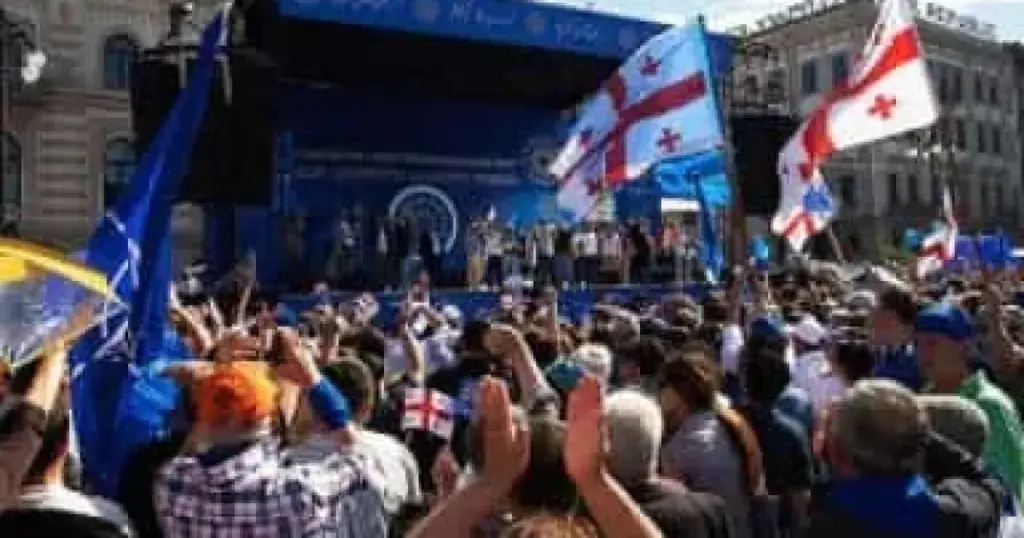 “Georgian dream” to hold a protest in the republic square of Tbilisi