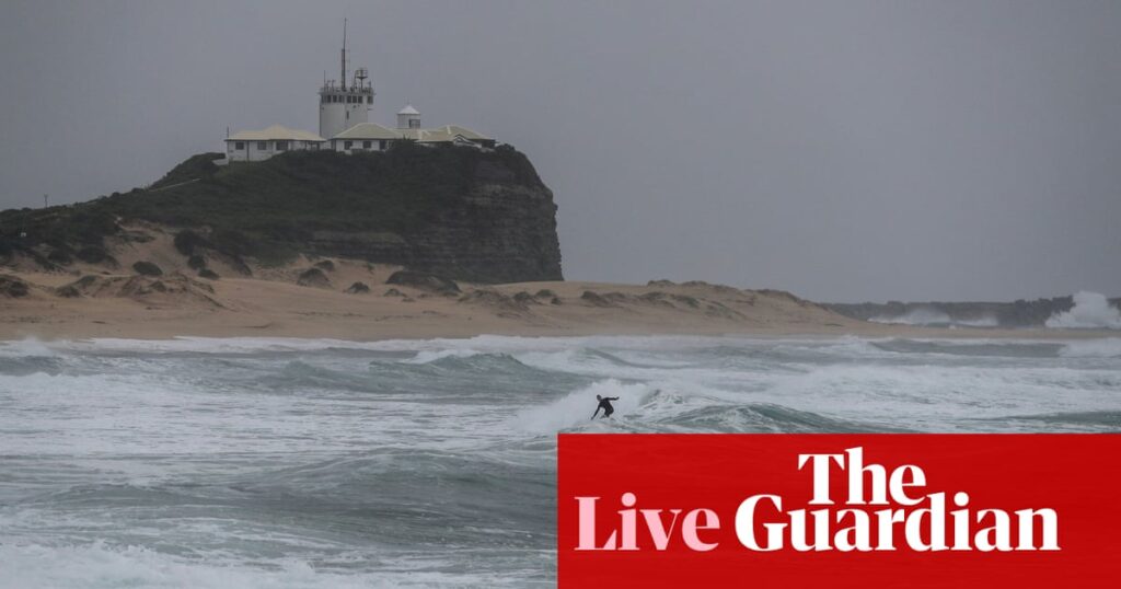 NSW weather live: some Central Coast residents told ‘evacuate now’ amid coastal erosion threat; Ausgrid says about 20,000 customers without power | Australia news