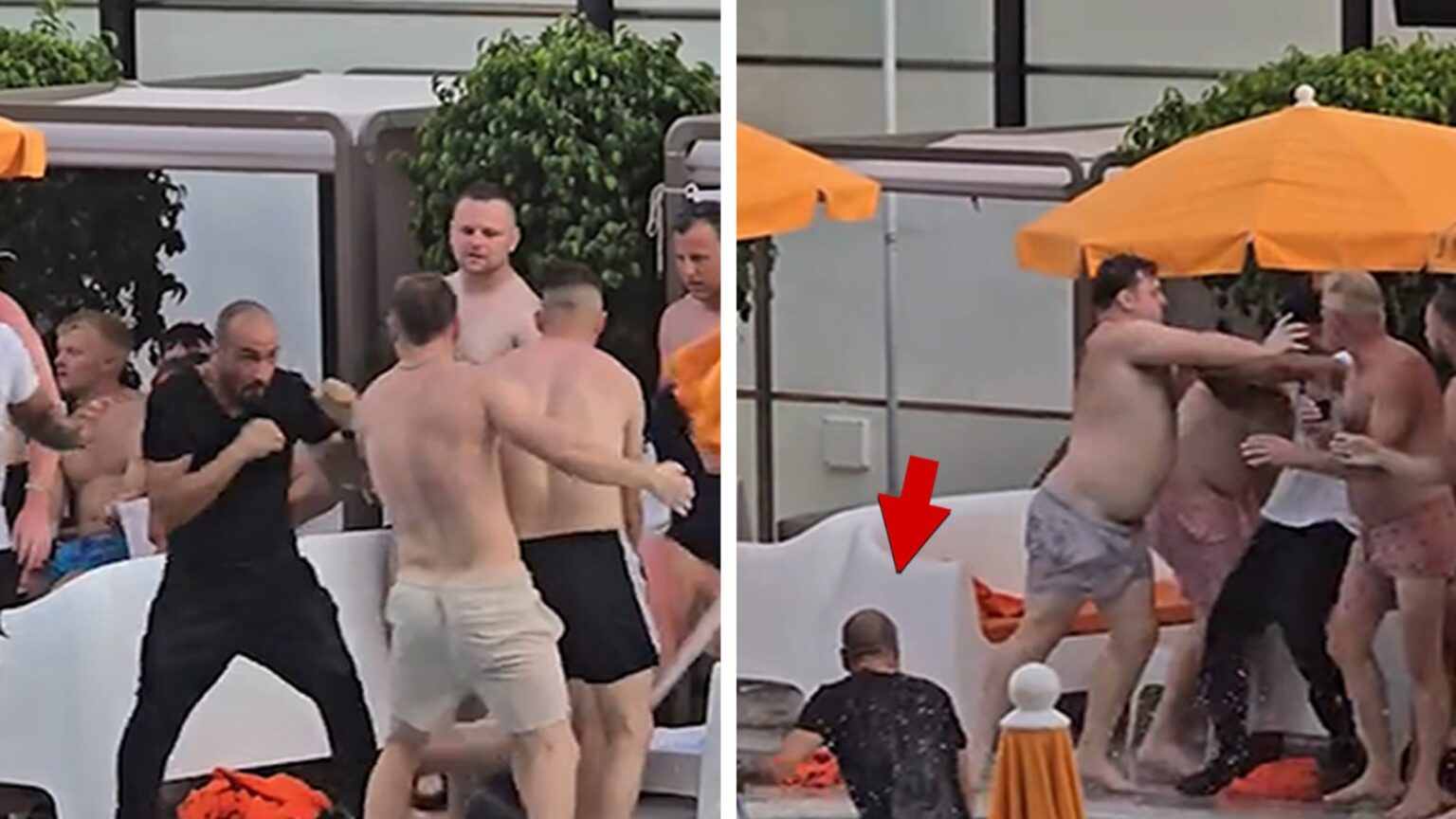 Vacationers Get Into Massive Pool Brawl in Spain, See the Insane Video Vacationers Get Into Massive Pool Brawl in Spain, See the Insane Video