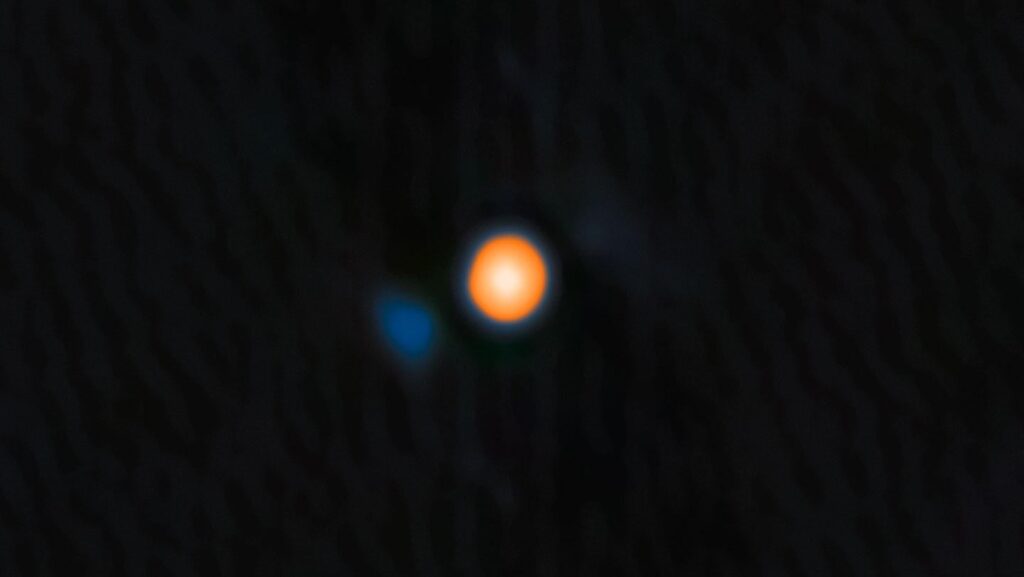 The companion star of red supergiant Betelgeuse is revealed in new images