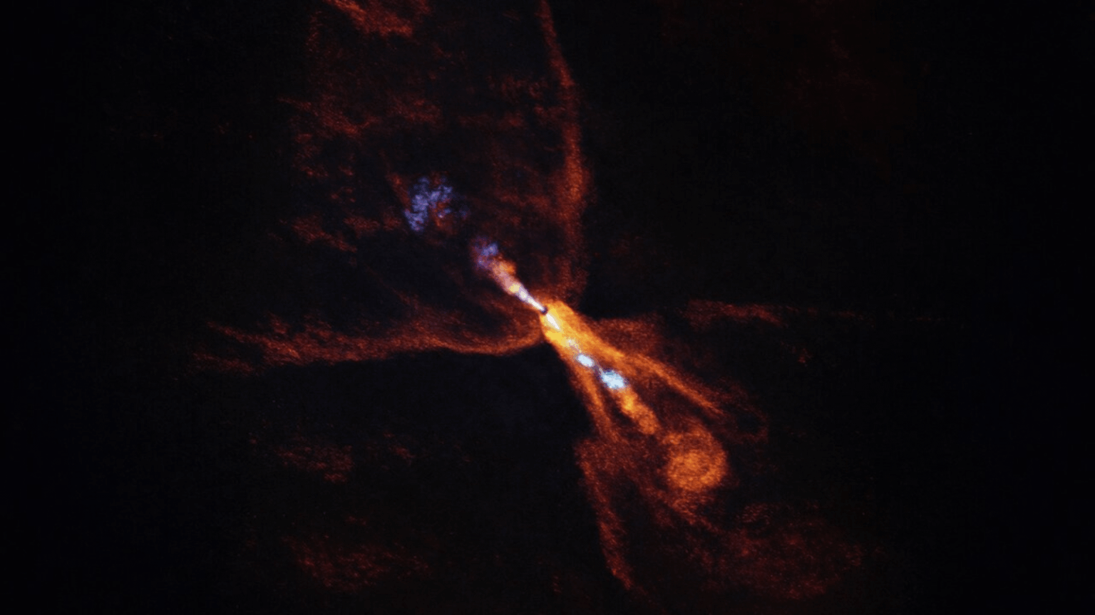 Astronomers witness the birth of a planetary system for the 1st time.