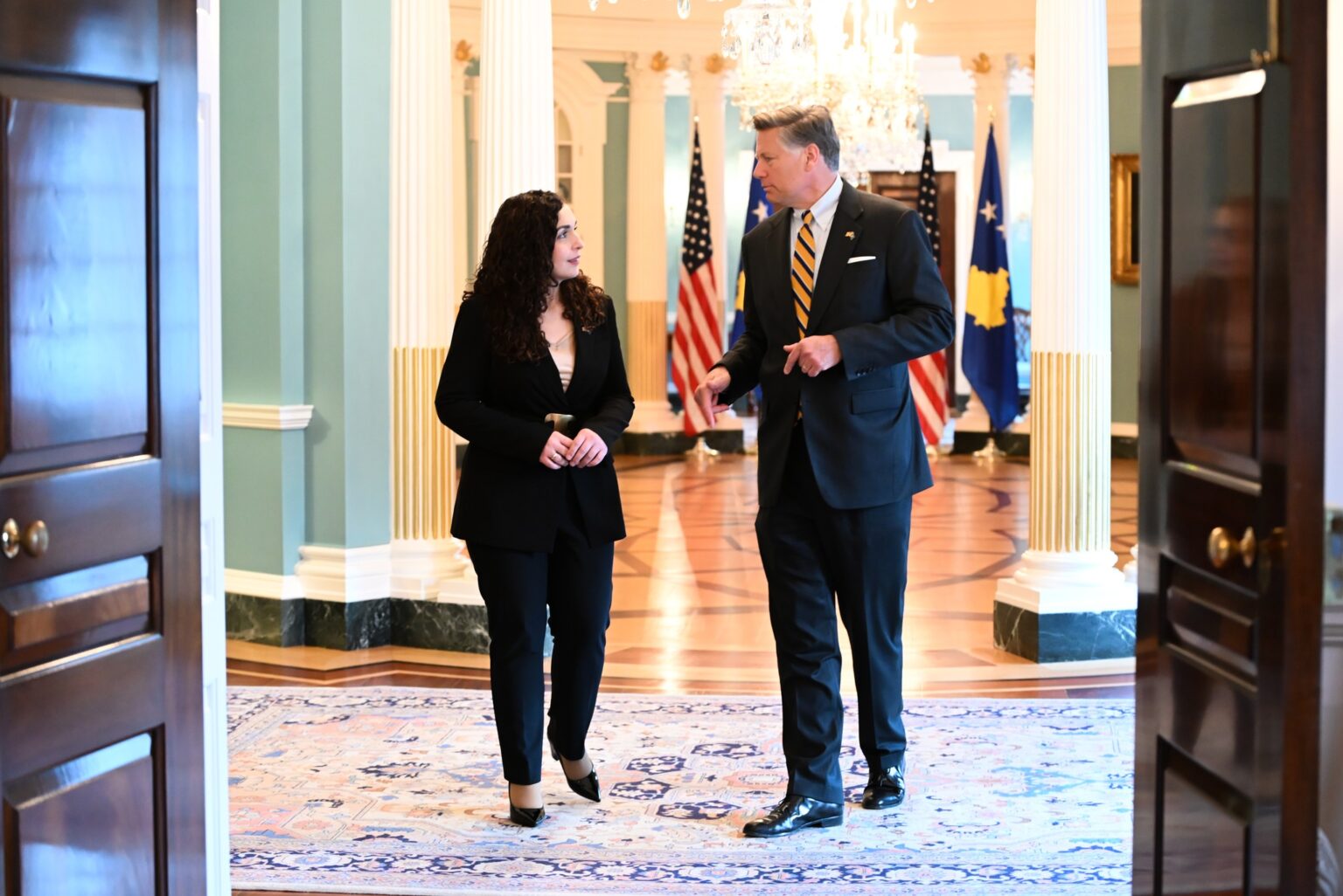 Osmani meets the Deputy Secretary of State: Kosovo side by side with the US for new chapters with Trump's vision