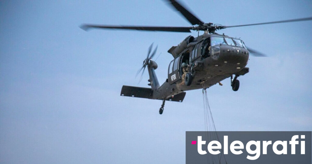 KFOR helicopters help extinguish fires in Kosovo - Telegraph