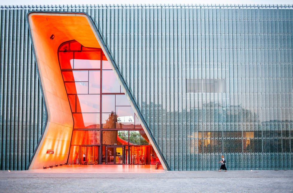 museum of the history of polish jews, designed by rainer mahlamakiv in warsaw, poland