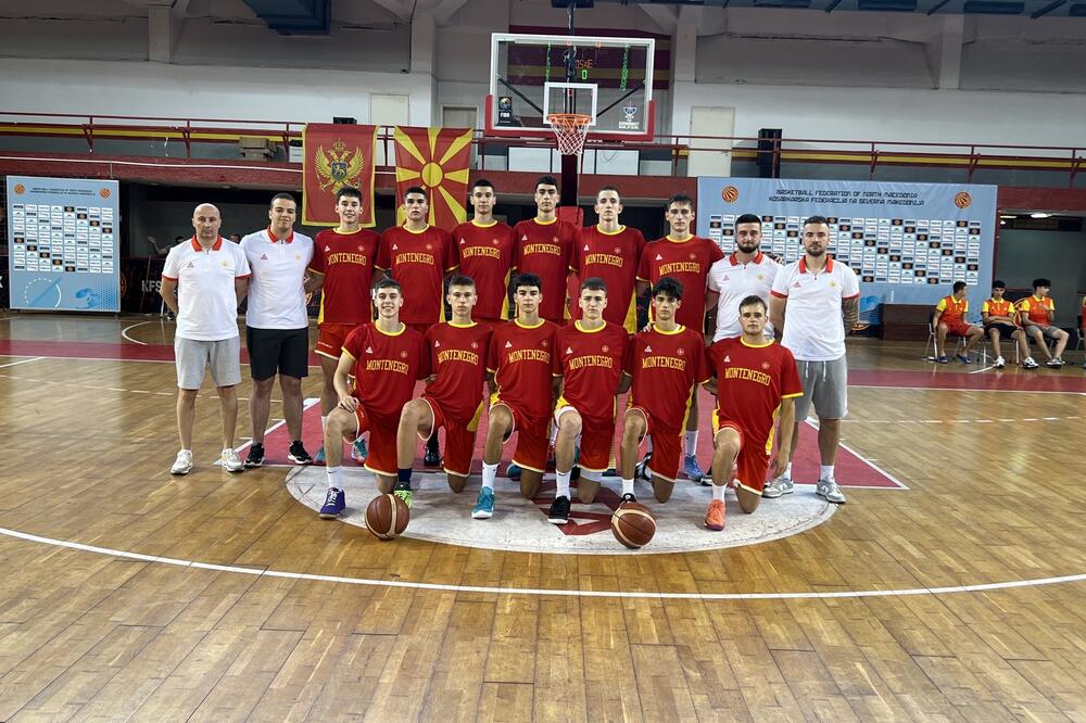 Men's cadet basketball team of Montenegro, Photo: KSCG