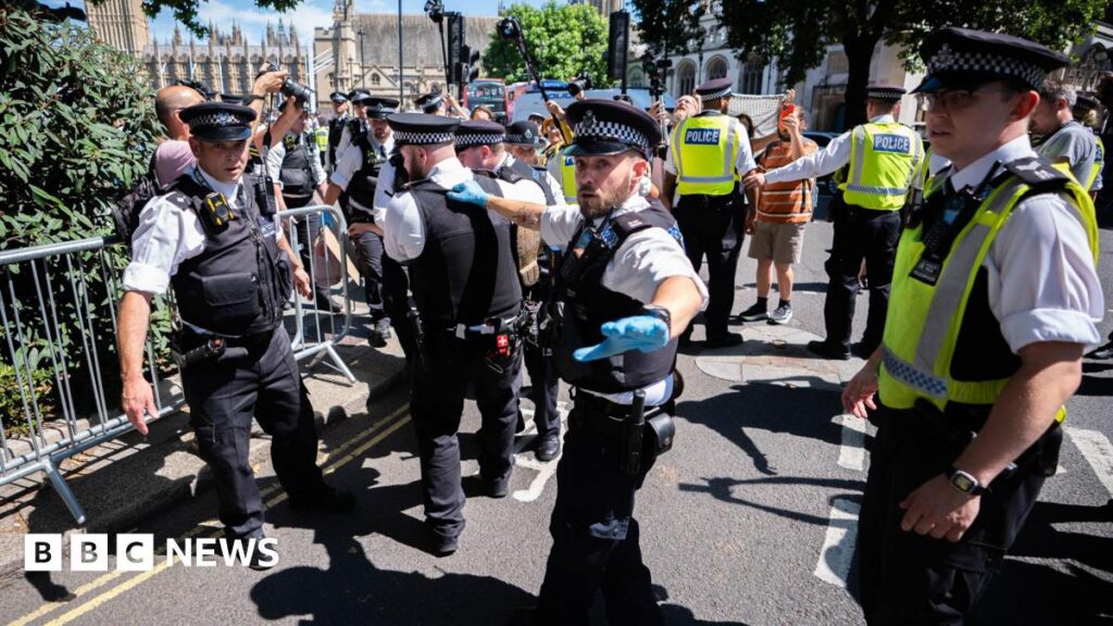 Forty-two arrests at Palestine Action ban protest