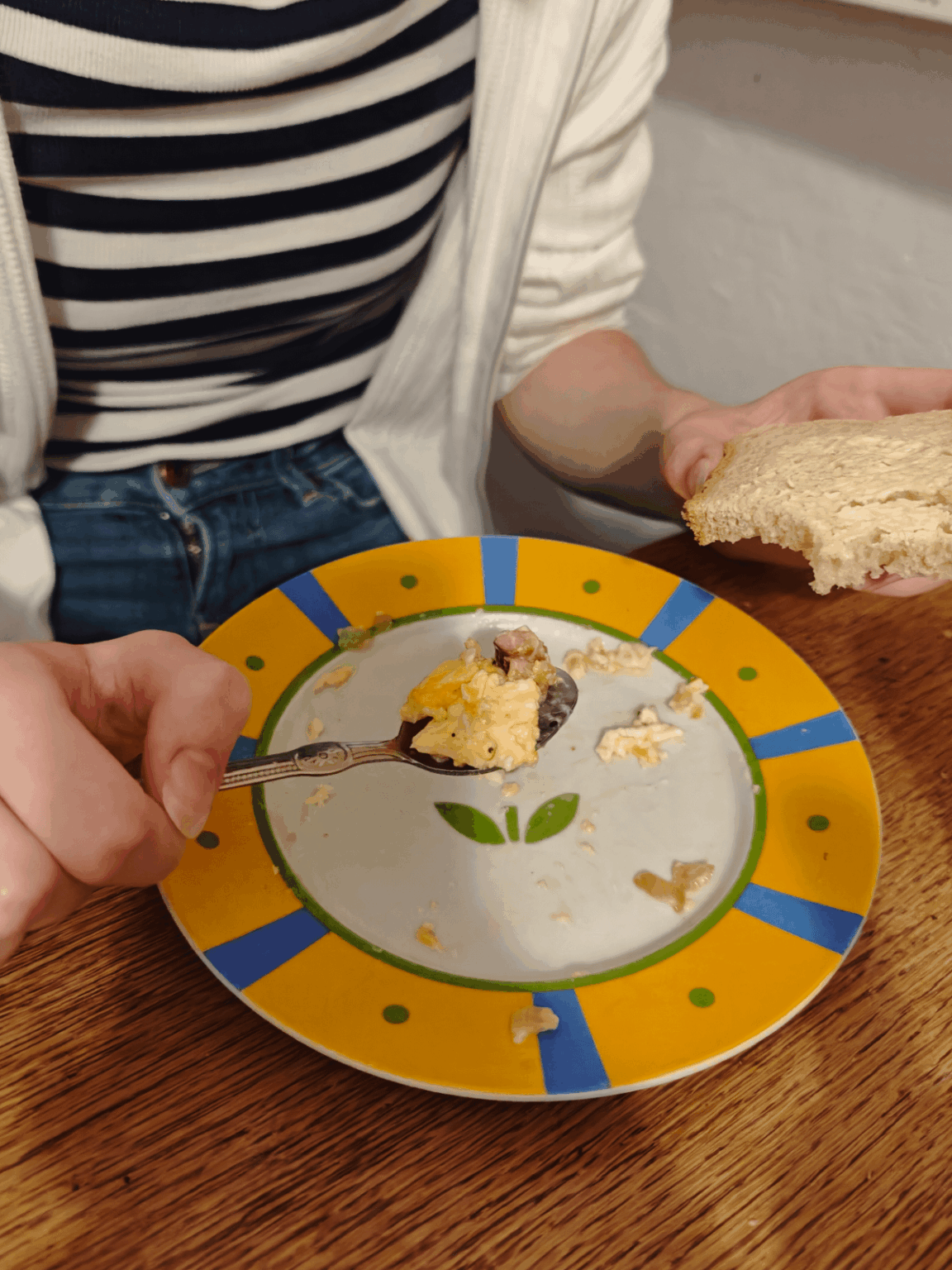 Spoon for scrambled eggs?