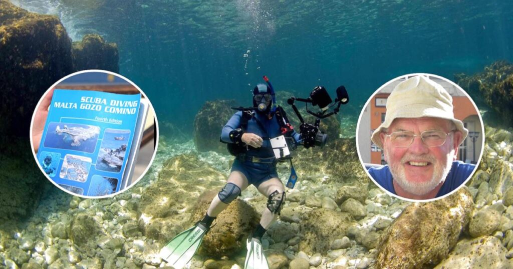 The pensioner who turned his passion for diving into Malta's go-to guide