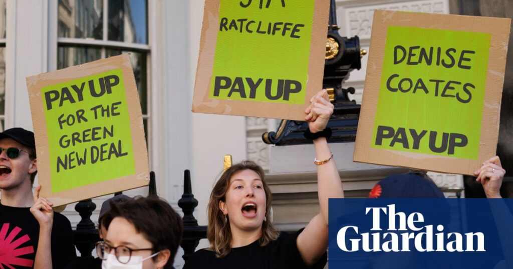 Climate groups call for UK wealth tax to make super-rich fund sustainable economy | Green politics