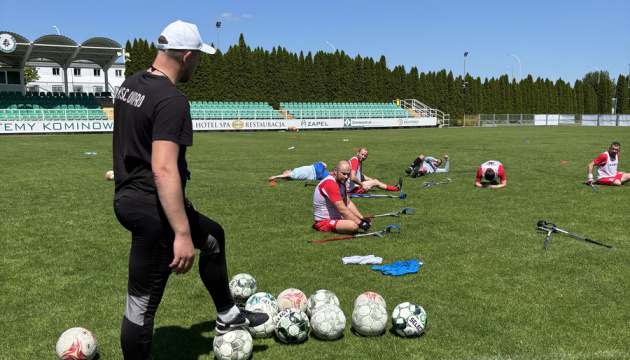 Rehabilitation project through amputee football for Ukrainian veterans launched in Poland Rehabilitation project through amputee football for Ukrainian veterans launched in Poland