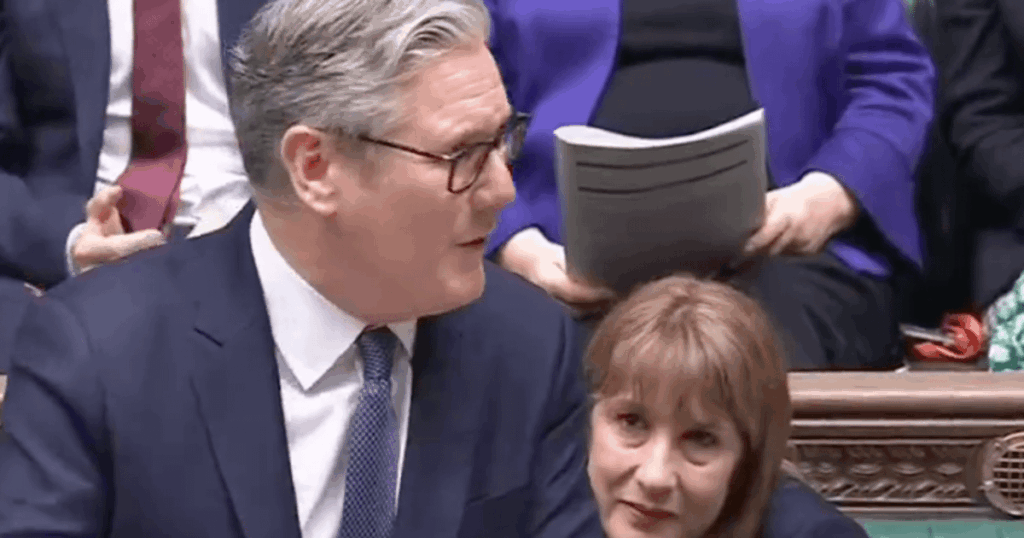 Rachel Reeves Appears To Cry On Labour Frontbench During PMQs
