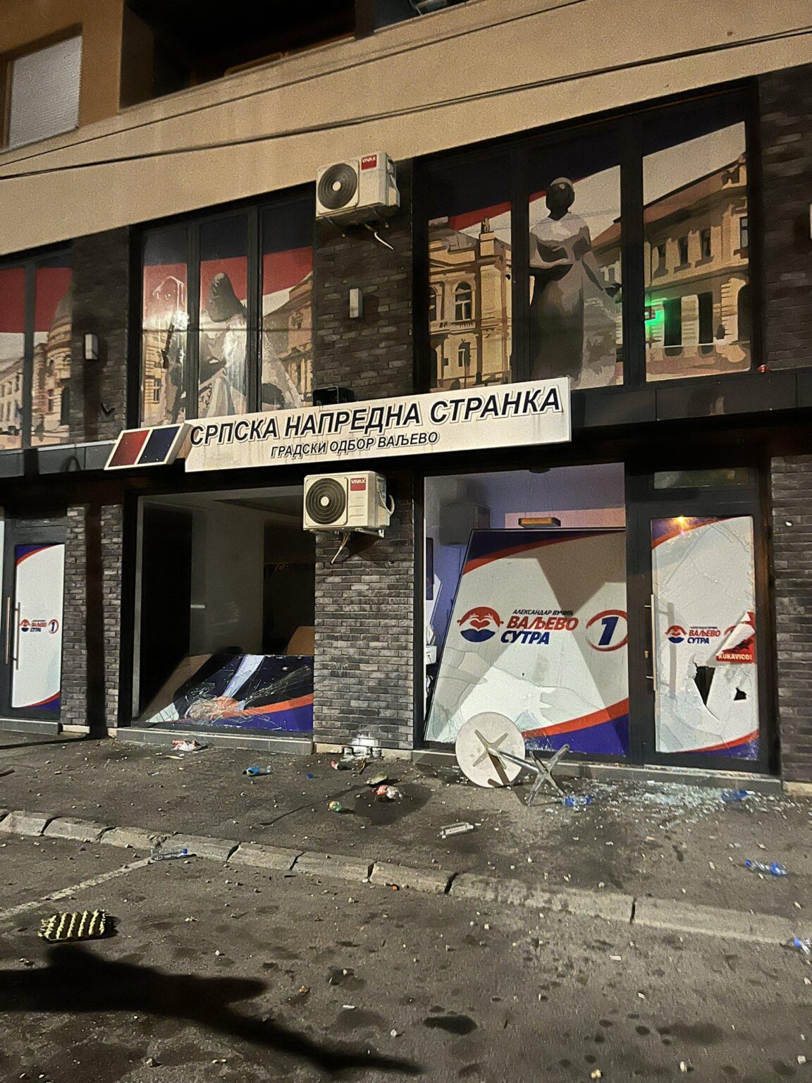 Valjevo last night