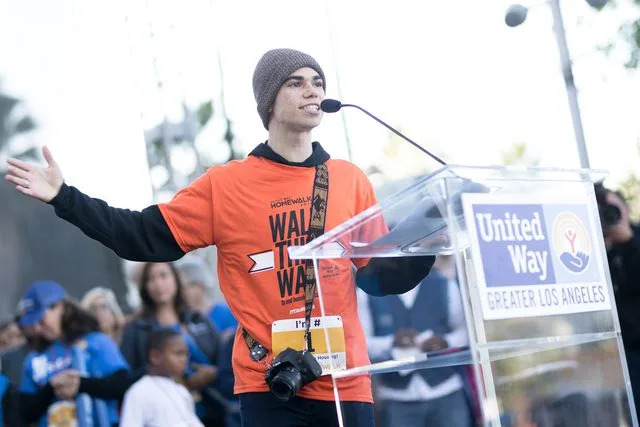 Greg Doherty/Getty Cameron Boyce at the 11th Annual HomeWalk to End Homelessness in Los Angeles on Nov. 18, 2017