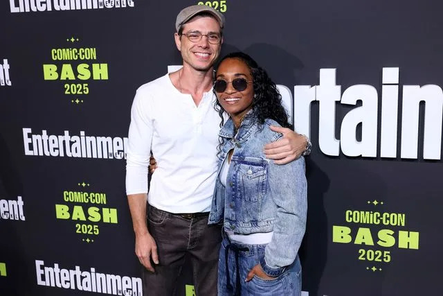Chad Salvador/Shutterstock for Entertainment Weekly Matthew Lawrence and Rozonda Thomas at the 2025 'Entertainment Weekly' Comic-Con bash in San Diego