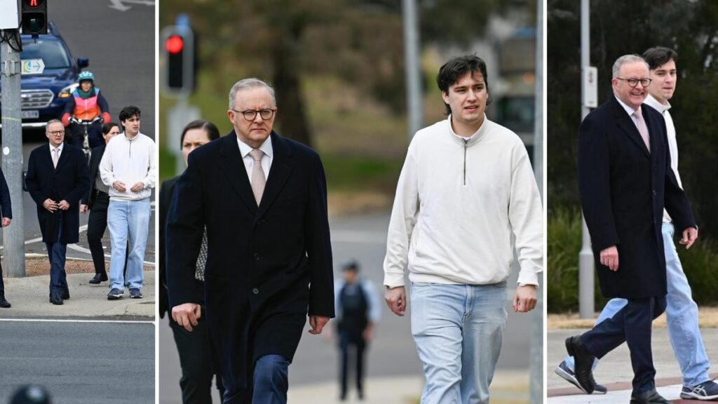 Australian news and politics live: Albanese walks to Parliament with Nathan as Coalition prepare for tax fight