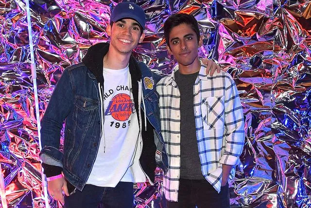 Charley Gallay/Getty Cameron Boyce with Karan Brar