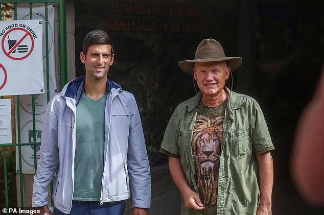 He has a number of quirky beliefs, including drinking water from a pyramid in Bosnia