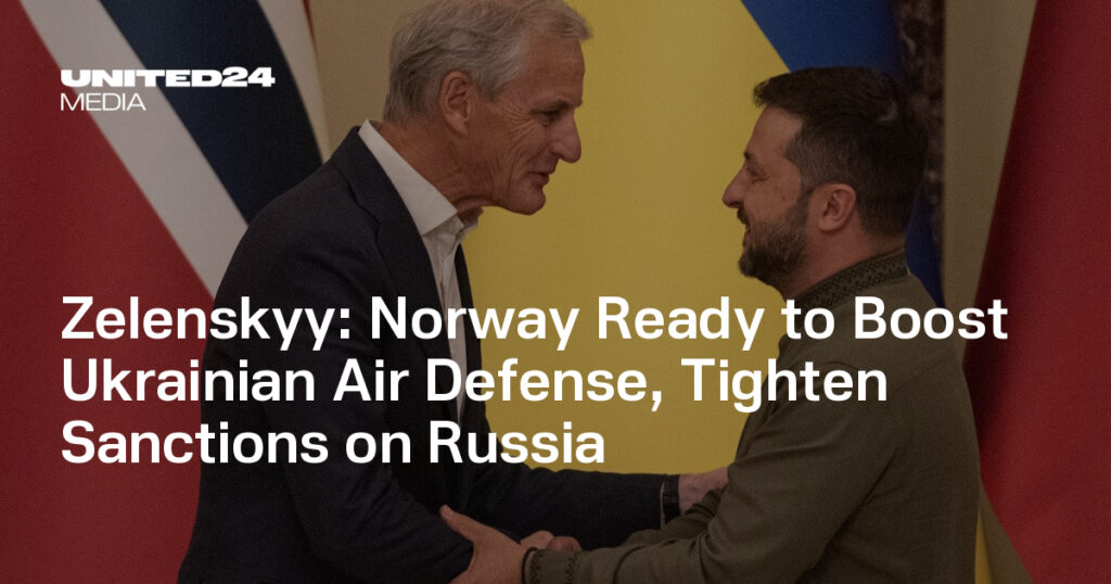 Norway Ready to Boost Ukrainian Air Defense, Tighten Sanctions on Russia — UNITED24 Media