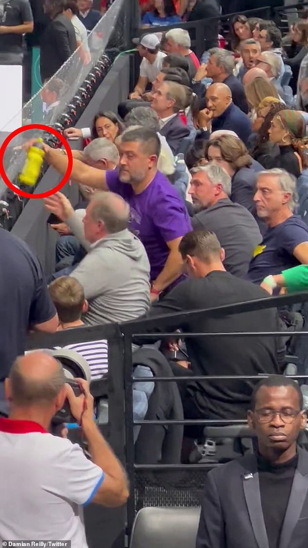 Djokovic's 'magic potion' came under scrutiny at the 2022 Paris Masters when he was quickly passed a bottle by his team