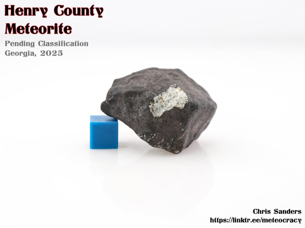 Fragments of the McDonough Georgia Meteorite that Fell on 6/26