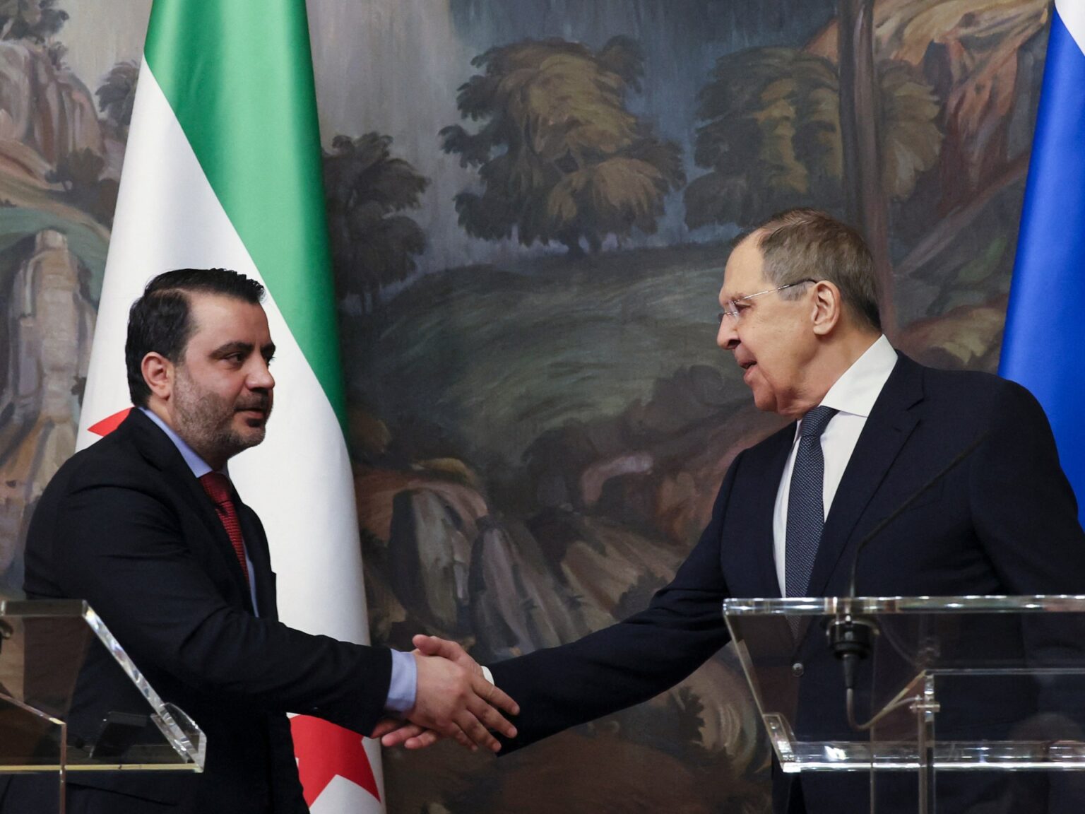 Syria wants Russia ‘by our side’ in new government’s first Moscow visit | Syria's War News